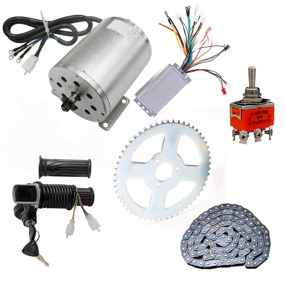 Ebike Conversion Kit 72V 3000W - 48V 1800 W/72 V 3000W ไฟฟ้ามอเตอร์ไร้แปรง