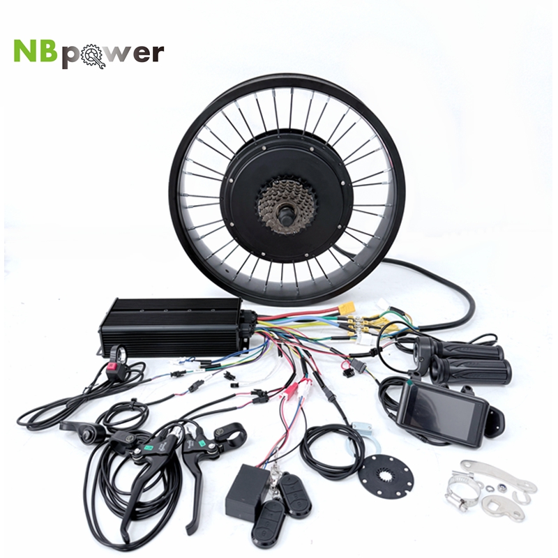 72V 5000W Hub Motor Kit - ชุดแปลงมอเตอร์ไฟฟ้าสำหรับจักรยานเสือภูเขา NBpower 170/190 มม. Dropout 48-72V