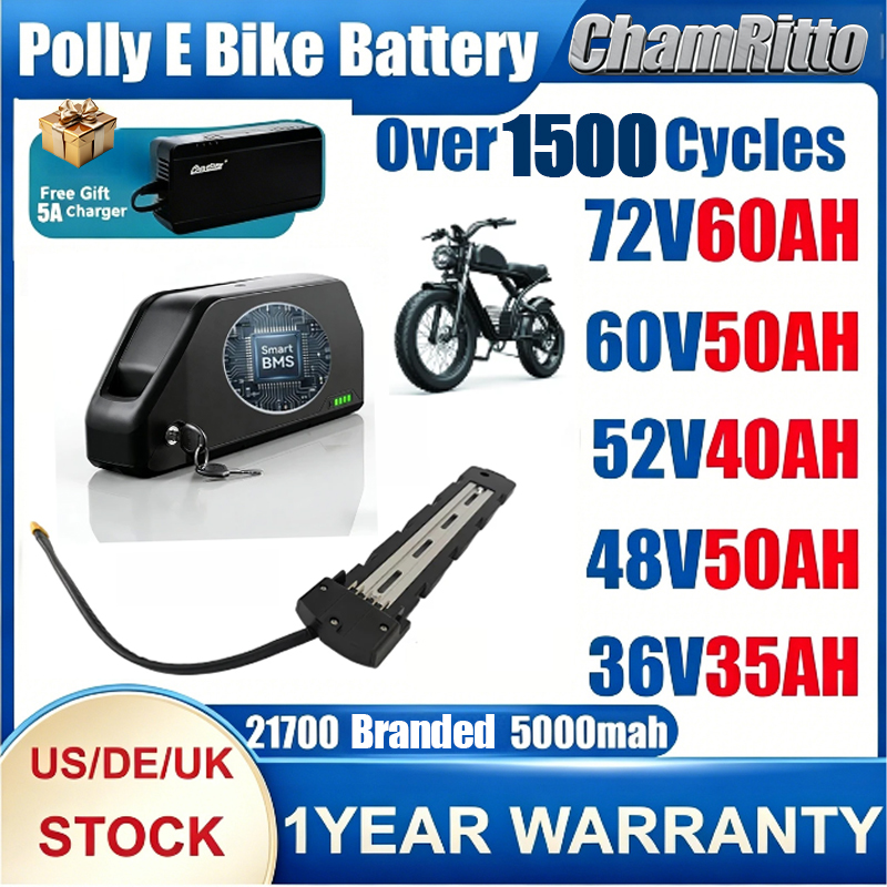 Electric Bicycle Battery 72V 30Ah - แบตเตอรี่จักรยานไฟฟ้าแบบ Down Tube 48V 52V 30ah