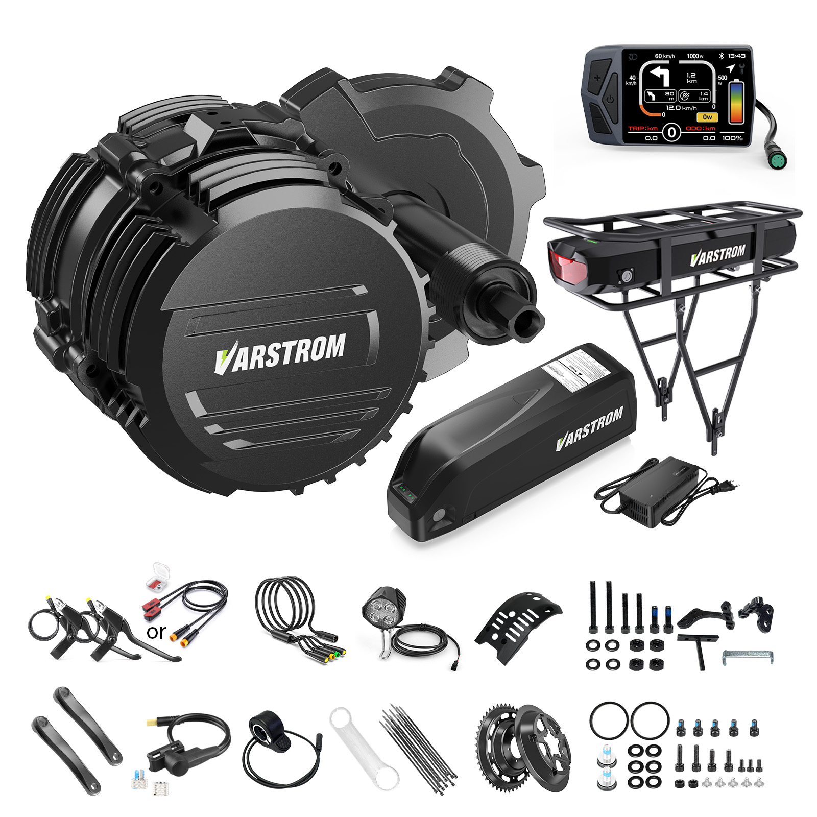 Tongsheng Tsdz2B Mid Drive Motor - [สินค้าจากอเมริกา] ชุดมอเตอร์ขับกลาง Varstrom 48V500W 750W รุ่น