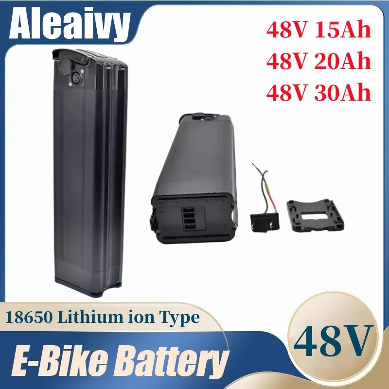 Ebike Battery 48V 20Ah Hailong - 48V 30Ah 18650 แบตเตอรี่ลิเธียมแบบชาร์จไฟได้ w/BMS ใช้งานร่วมกับ