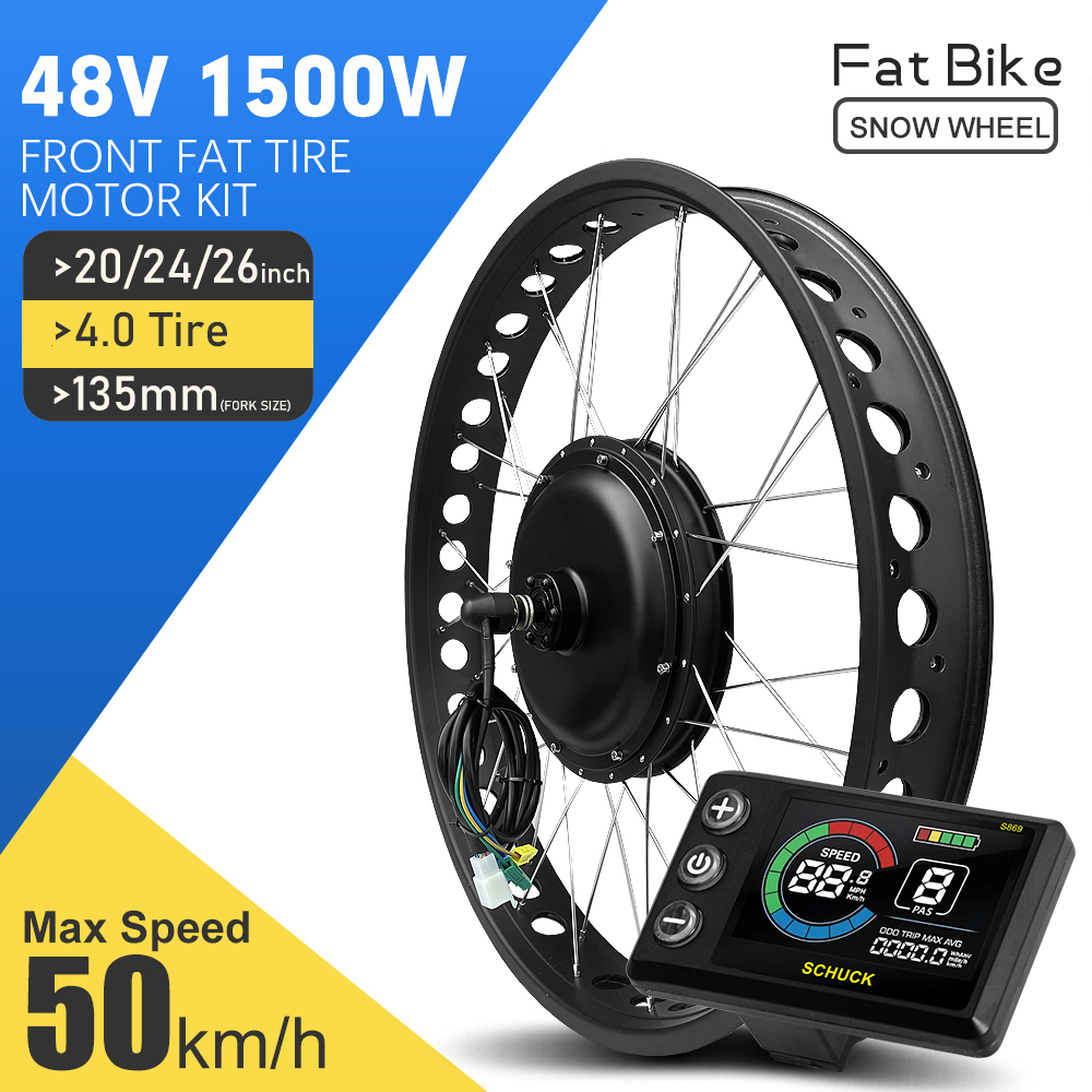 ชุดแปลงจักรยานไฟฟ้าแบบยางใหญ่  - 72V 5000W Hub Motor Kit บทวิจารณ์และราคา