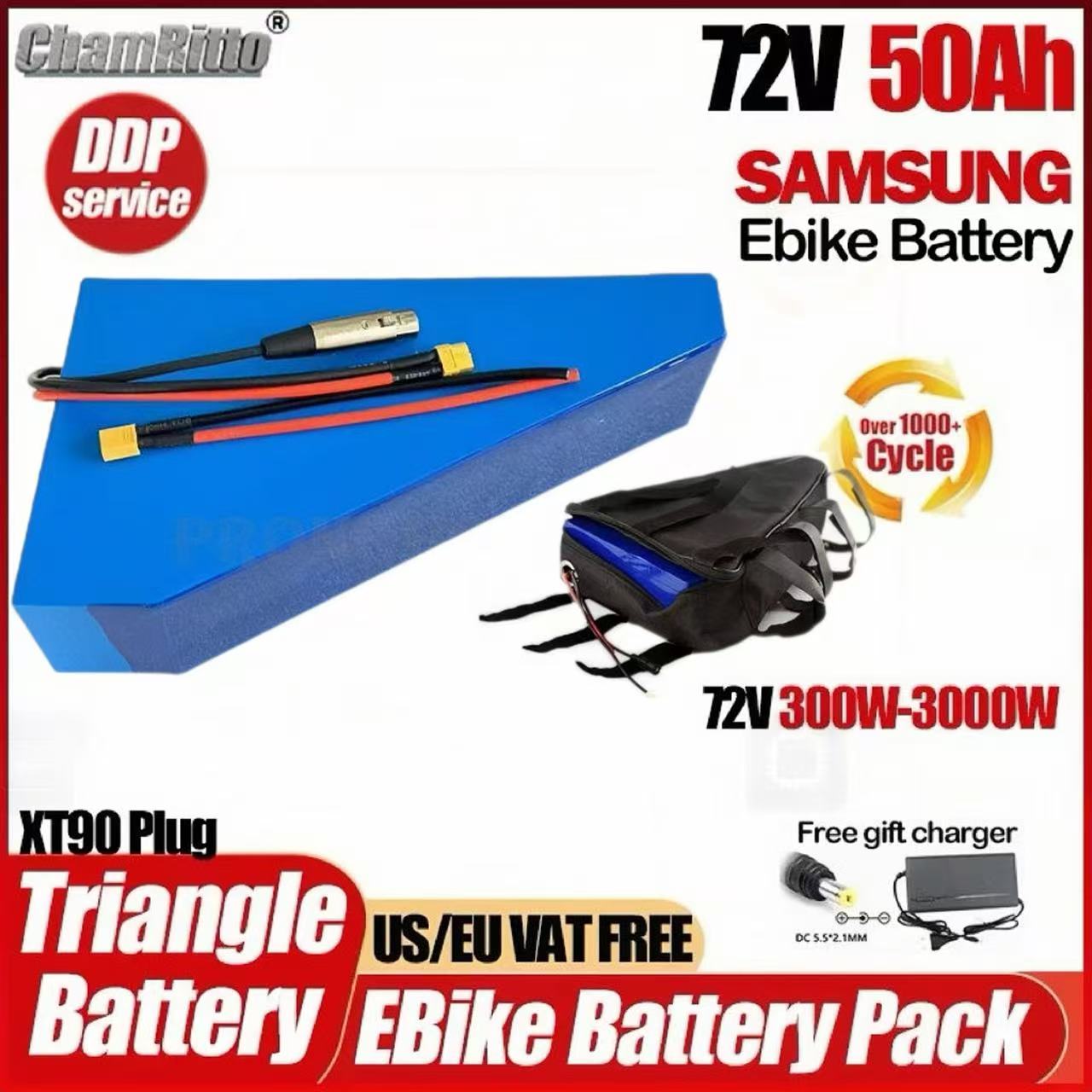 จักรยานไฟฟ้า 72v 3000w รุ่น Ch - Electric Bicycle Battery 72V 30Ah บทวิจารณ์และราคา