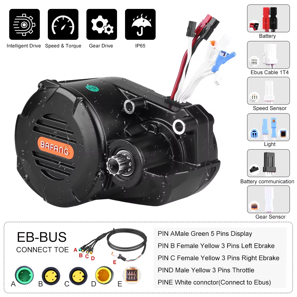 ชุดมอเตอร์ Bafang M620 G510 48 - Mid Drive Motor Kit 52V 1000W บทวิจารณ์และราคา