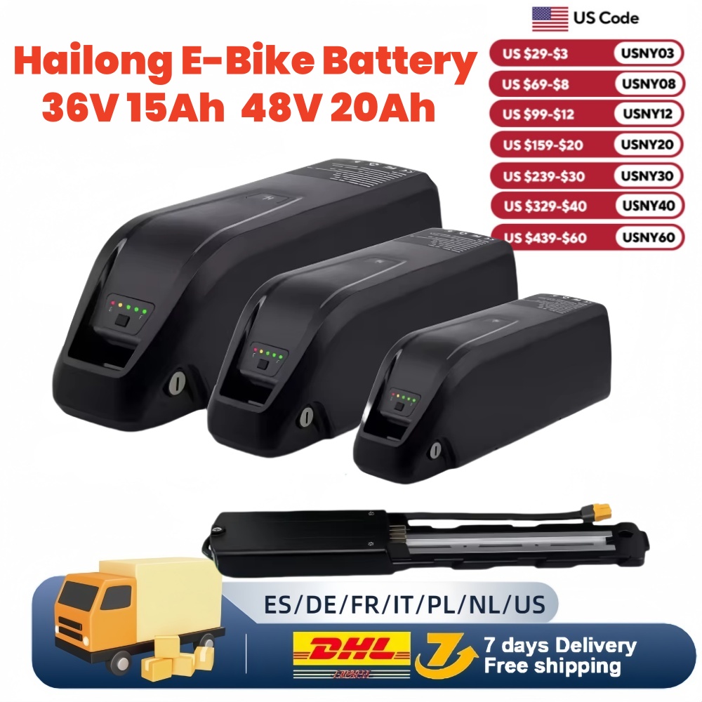 36V 48V 52V Hailong EBike แบตเ - Ebike Battery 48V 20Ah Hailong บทวิจารณ์และราคา