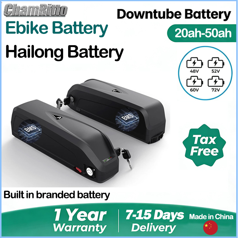 แบตเตอรี่จักรยานไฟฟ้า 36v 48v  - Ebike Battery 48V 20Ah Hailong บทวิจารณ์และราคา